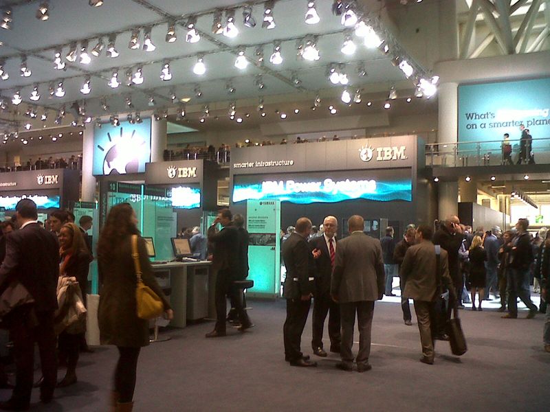 CeBIT 2011: Zu Gast bei IBM. (Bild: fka)