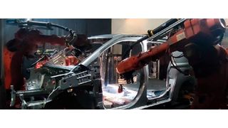 DGH developed an automated system for inspecting weld joints using cameras and lighting mounted on robots. (Image:DGH)