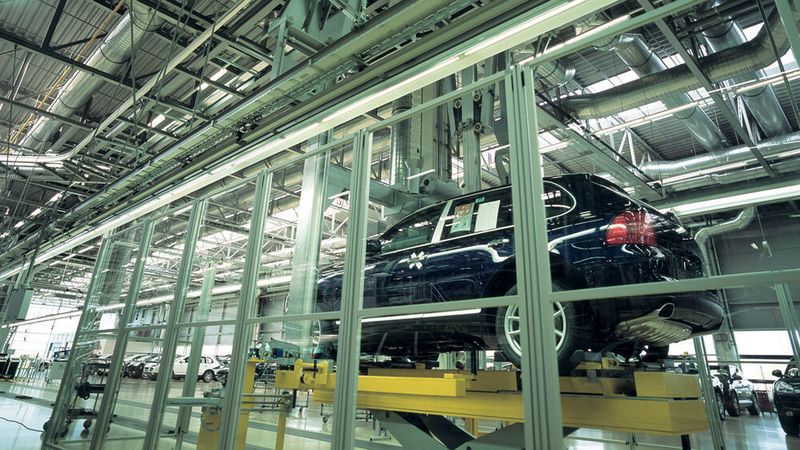 Ein eigenes, neues Werk für den Cayenne entstand in Leipzig.  (Bild: Porsche)