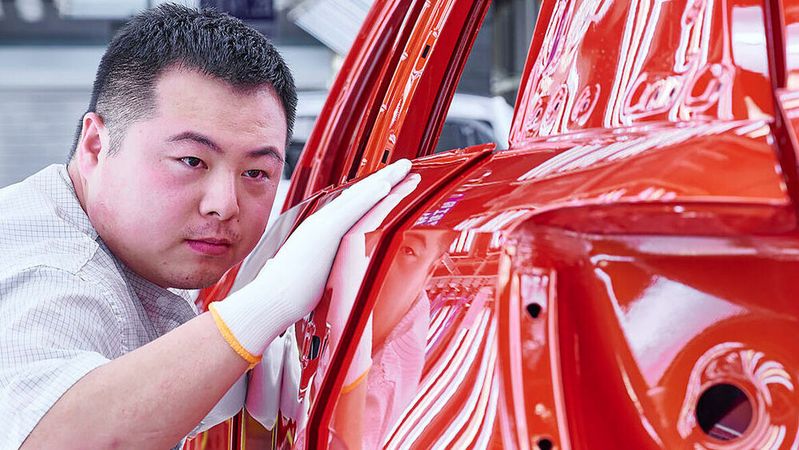 Der chinesische Automarkt schwächelt, die E-Fahrzeuge boomen allerdings.(Bild:  Audi)