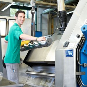 Fertigung von Rotoren(Bild:  Netzsch)