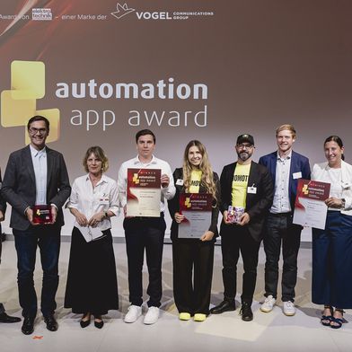 Das sind die Gewinner und Finalisten des Automation App Awards. (Bild: Stefan Bausewein)