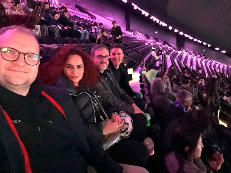 Danke an Robert Schenker, Jan Hendrik Kopmann und Tom Neubert (Schenker Technologies), dass ihr mit mir ins Sphere's gegangen seid. Die Show war sehr bewegend und atemberaubend. (Bild: Vogel IT-Medien)