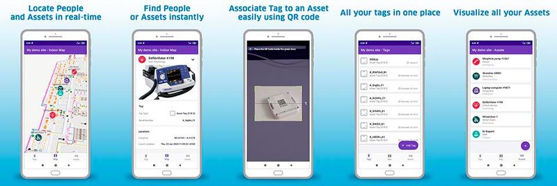 In der App „OmniAccess Stellar Asset Tracking“ lassen sich Personen und Assets auf einer Gebäudekarte ausfindig machen.