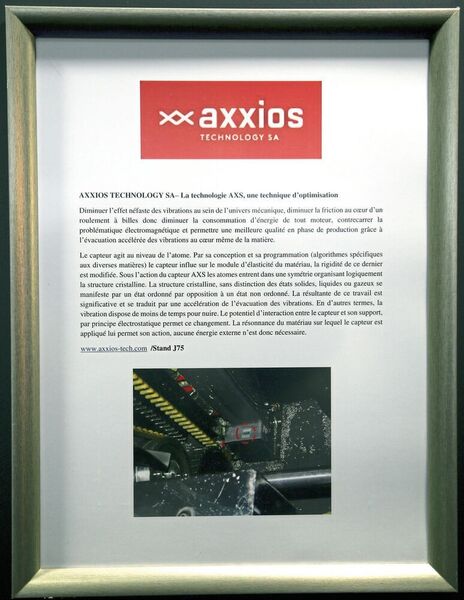 AXXIOS, l'un des 6 nominés au grand prix des exposants de l'EPHJ-EPMT-SMT 2018. (JR Gonthier)