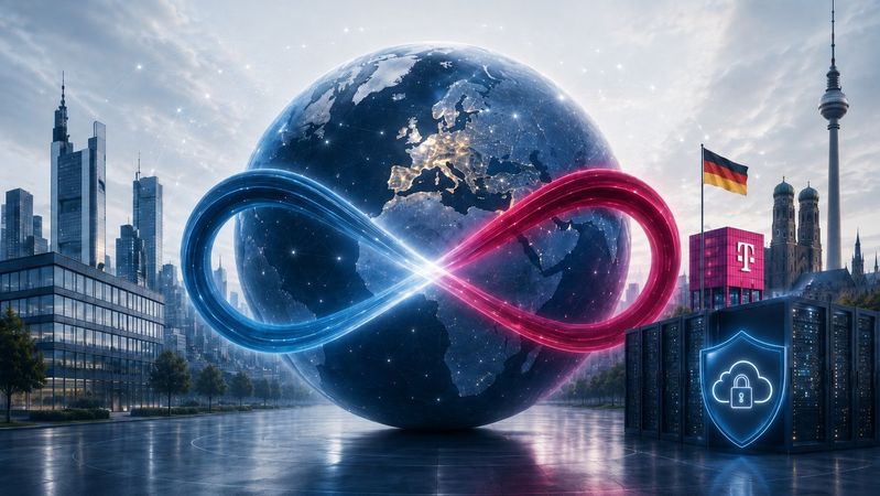 Deutsche Telekom und Scheer Gruppe haben eine Partnerschaft im Bereich Prozess-Agentisierung geschlossen.(Bild:  Deutsche Telekom - generiert mit KI)