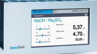 Der Controller zeigt zuverlässig beide Konzentrationswerte – Waschflüssigkeit und Salzgehalt (Sensotech)