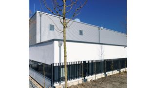Abb.1: Das neue Laborgebäude am II. Physikalischen Institut der Uni Köln wurde in Modulbauweise realisiert. (Bild: Alho, Martin Laessig)