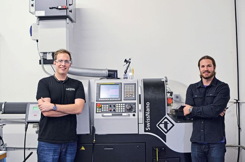 «Jedes einzelne Drehteil unter 4 mm, das für unsere Uhren benötigt wird, wird auf der Swissnano gefertigt», Cameron Weiss, Inhaber Weiss Watch  Company. (Tornos)