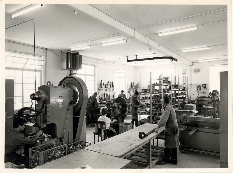 Produktionsstätte aus dem Jahre 1964; in 50 Jahren Metallumformung erwies sich Ott als verlässlicher Partner seiner Kunden im In- und Ausland. Bild: Ott (Archiv: Vogel Business Media)