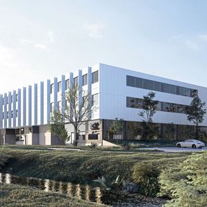 Hightech aus Gross-Siegharts: Der neue Test-Fuchs Aerospace Campus.(Bild:  Kistler)