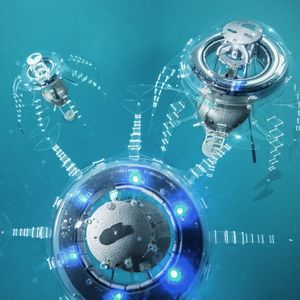 Die AquaJellies von Festo sind künstliche, autonome Quallen mit elektrischem Antrieb und einer intelligenten, adaptiven Mechanik.