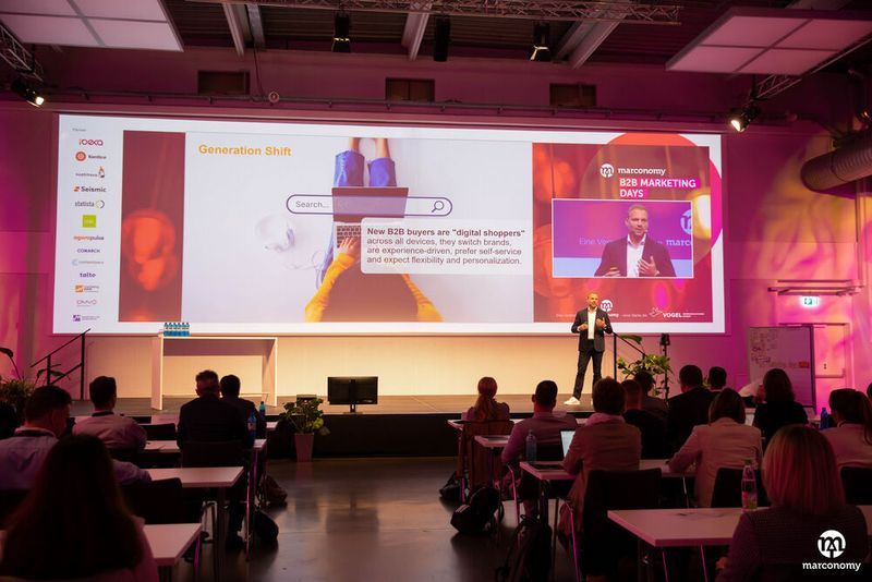 Impressionen von den B2B Marketing Days 2022. (Bild: marconomy)