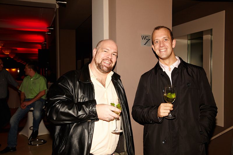 Extra aus Wien angereist: Heinz Neubauer und Walter Ludwig von der Westcon Austria (Trend Micro)