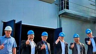 Pertamina's project team visiting Clariant's pre-commercial sunliquid plant in Straubing, Germany at the end of 2019. (Clariant)