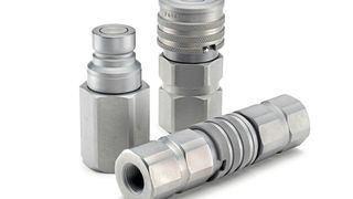 Die Schnellkupplungen der FEM-Serie entsprechen der ISO-Norm 16028 und sind in Stahl und Edelstahl erhältlich. (Parker Hannifin)