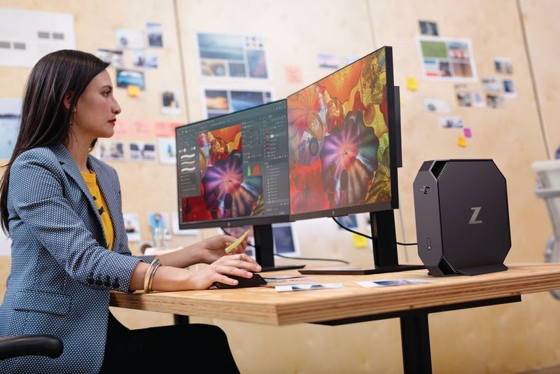 Kleiner Rechner mit großer Leistung: Die kleine Workstation Z2 Mini G4. (HP)