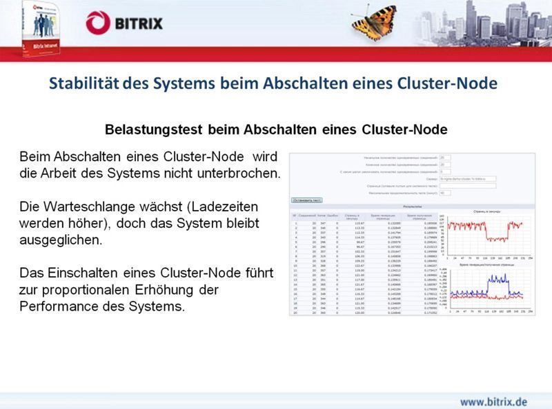 Mit Hilfe der Web-Cluster-Technologie bleibt das System beim Abschalten eines Cluster-Node weiter stabil, die Last wird einfach auf andere Cluster verteilt. (Archiv: Vogel Business Media)