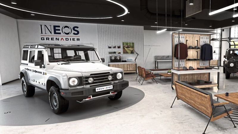 Die Geländewagenmarke Ineos hat das Service- und Vertriebskonzept für den Grenadier vorgestellt. Die Reservierung für das Fahrzeuge startet bereits jetzt.(Bild: Ineos Automotive)