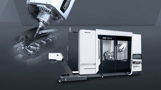Digitale Weltpremiere 2020: die DMF 200|8 für die 5-Achs-Bearbeitung. (DMG Mori)