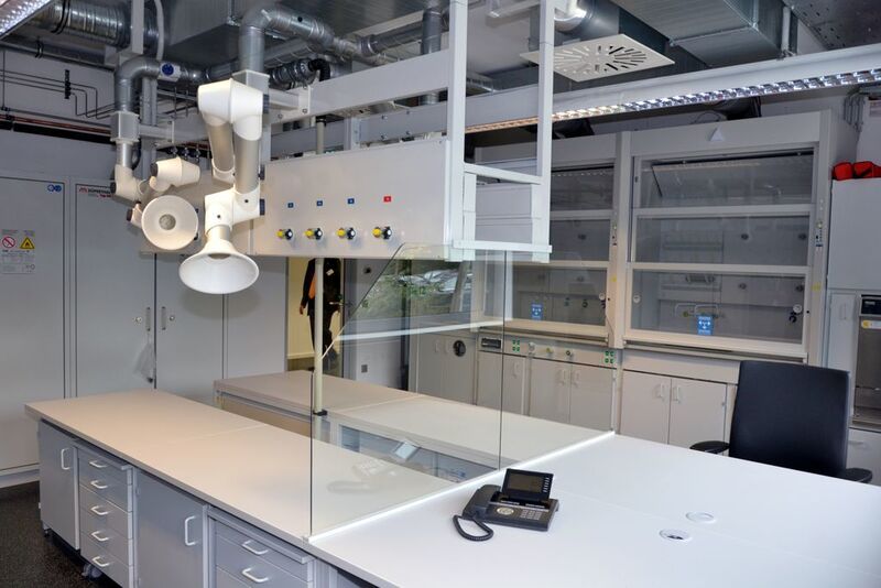 The research center also has an analysis lab.  (Picture: M.Henig/PROCESS)