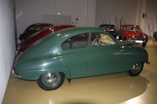 Der Saab 92 war das erste Serienmodell des Autobauers. Es lief erstmals 1949 vom Band. (Archiv: Vogel Business Media)