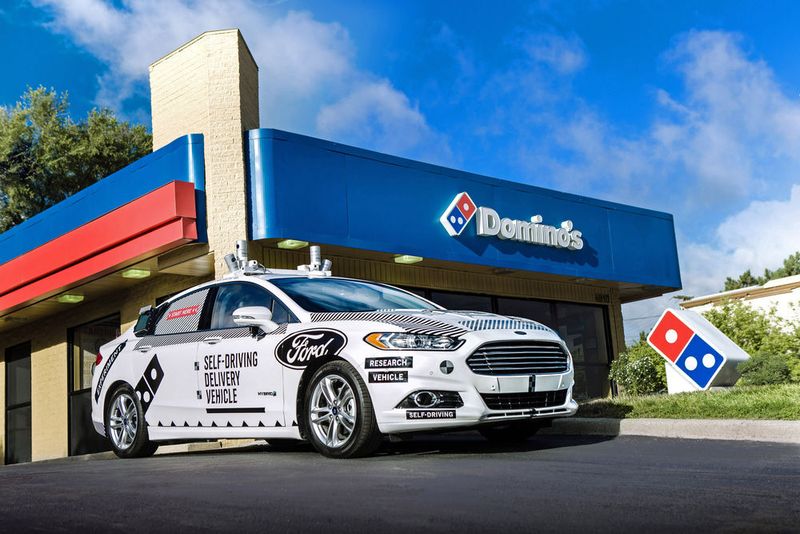 Ford startet eine Kooperation mit der Pizza-Kette Domino's. (Ford)