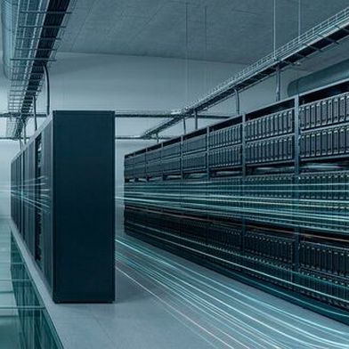 Skalierbare Datensouveränität ist das Fundament für den Weg von der rechenintensiven KI-Verarbeitung über wachsende Datenströme hin zu nachhaltigen, energieeffizienten Speichersystemen. (Bild: Gemini / KI-generiert)