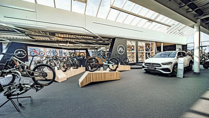 Der Bike-Store von Assenheimer Mulfinger in Heilbronn(Bild:  Assenheimer Mulfinger)