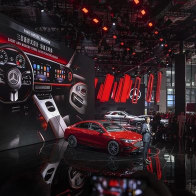 Mercedes-Benz presented the CLA with a long wheelbase at Auto Shanghai 2025. (Image:Image: Mercedes-Benz)