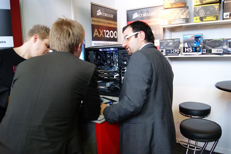 Alles für den Gamer-Bedarf fanden Besucher am Stand von Corsair. (Archiv: Vogel Business Media)