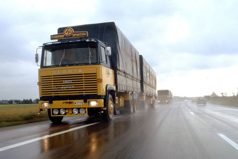 In den 1970er Jahren überzeugte das Scania-Modell LBS 140 Super die Kunden mit seinem V8-Motor. (Scania)