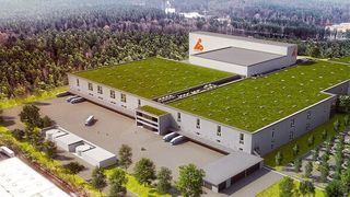 LogisticCity wird rund 100.000 m² an Nutzfläche umfassen – das entspricht 13 Fußballfelder. (Architekt Wenzel)