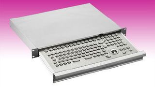 Ultraflache Tastaturschublade, ausgestattet mit Edelstahltastatur (Bilöd: GeBe) (Archiv: Vogel Business Media)