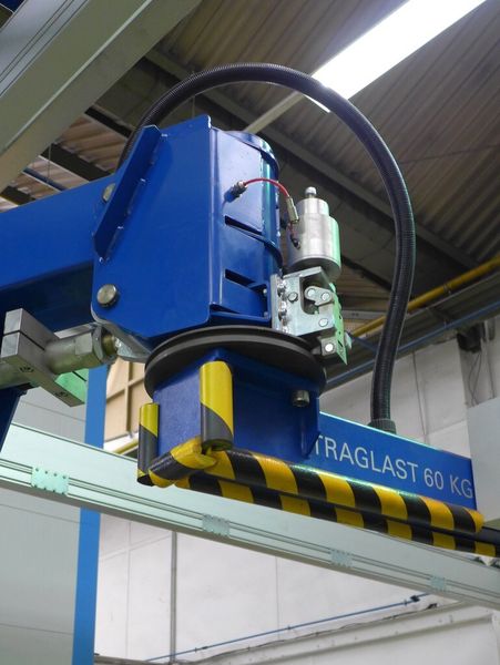 Kniehebelbremse am Schwenkarm (Bild: Peter Springfeld)