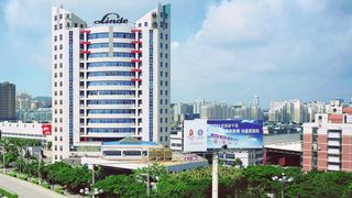 Firmenzentrale des größten und erfolgreichsten nicht-chinesische Staplerproduzent im Reich der Mitte, der chinesischen Gesellschaft von Linde Material Handling. (Linde-MH)