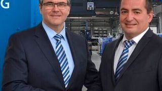 Jozsef Nemes is the newly appointed Managing Director of Sumitomo (SHI) Demag Plastics Machinery Hungária Kft (Left to right: Siegfried Köhler and Jozsef Nemes) (Sumitomo (SHI) Demag)