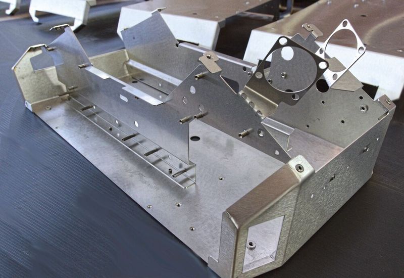 Stanzen, Laserschneiden, Biegen, Umformen, Fügen, Montieren: Die Spezialisten bei Fischer Frech-Hoch in Meisterschwanden bieten die komplette Dienstleistung für Bauteile und komplexe Baugruppen aus Blech, von der Konzept­beratung und Konstruktion über die Fertigung und Qualitätssicherung bis zum Bereitstellen an Montagearbeitsplätzen.  (Bild: Konrad Mücke / SMM)