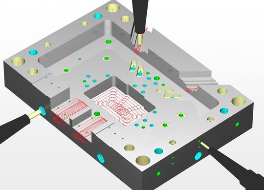 The brand-new automated milling CAM Smart is a particular focal point of Release 3.10. The brand-new automated milling CAM Smart is a particular focal point of Release 3.10.