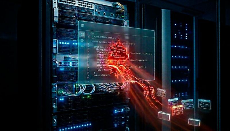 Angreifer können einen präparierten Authorization‑Header an den LiteLLM‑Proxy senden und die Datenbankabfrage so manipulieren, um sensible Daten und Zugangsdaten auszulesen.(Bild:  Gemini / Vogel IT-Medien GmbH / KI-generiert)
