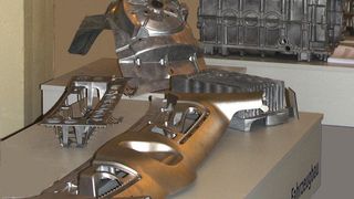 Dünnwandige Fahrzeugteile  aus höherfesten Aluminiumlegierungen, die im Druckgießverfahren in Serie gefertigt werden.  Bild: DGV (Archiv: Vogel Business Media)
