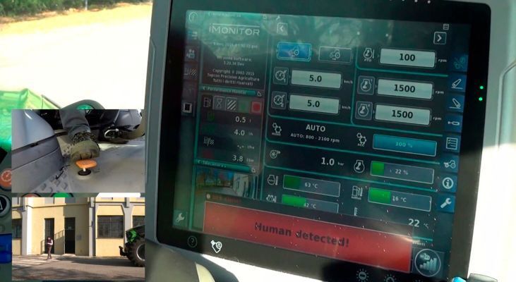 Driver Extended Eyes: Das innovative Fahrerassistenzsystem von BFFT und SAME DEUTZ-FAHR macht Traktorfahren sicherer.  (Same Deutz-Fahr)