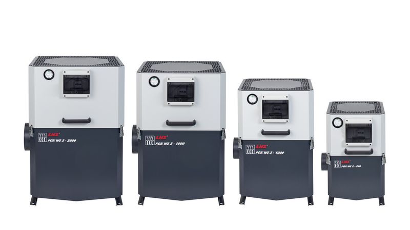 Der neue Ölnebelreiniger WS 2 für die effiziente Eliminierung von Ölnebel zeigt LNS mit einer kleineren und kompakteren Bauweise. (Bild: LNS)