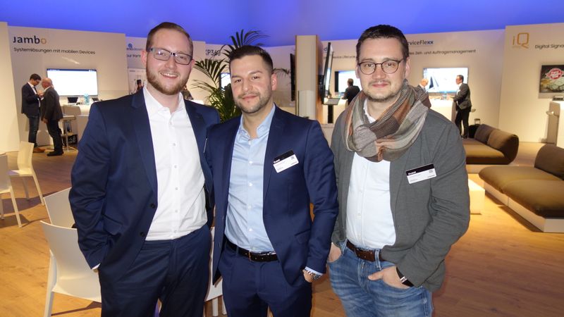 Die Tech Data Jungs, (v. l.) Julian Löding, Sayed Amadodin und Thomas Kociper. (Bild: IT-BUSINESS)