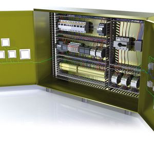 Auf Wunsch routet Solidworks Elecetrical 3D die Leitungen automatisch.