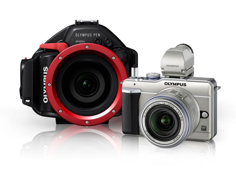 Das Unterwassergehäuse E-PL1 wurde speziell für die Micro-Four-Thirds-Kamera von Olympus konzipiert. (Archiv: Vogel Business Media)