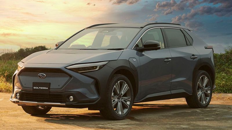 Der Subaru Solterra fährt rein elektrisch. (Bild: Subaru)