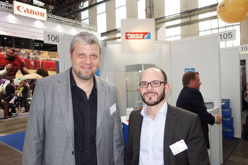 Harald Beck (l.), EZY, mit Uli Kurzböck, Sapphire (Bild: IT-BUSINESS)