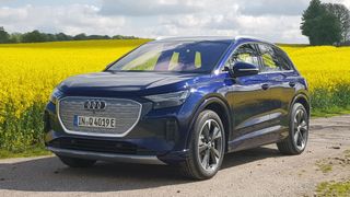 Das erste Fünf-Sterne-Modell nach den verschäften Green-NCAP-Bedingungen: der Audi Q4 E-Tron. (Bild: ampnet/Frank Wald)
