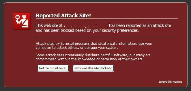 So sieht die echte Firefox-Sicherheitswarnung aus. Selbstverständlich ohne Hinweis auf kostenpflichtige Sicherheitssoftware. (Archiv: Vogel Business Media)